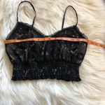 Forever 21  scalloped trim lace crop top sz medium Photo 3