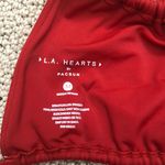 LA Hearts Red Tie Bikini Photo 4