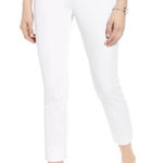 1901 Womens  White Stretch Ankle Skinny  Weekender  Casual Pants - Sz 12 Photo 0