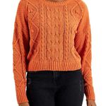 Sugar Moon Sweater Size XS Color Terracotta Pullover Cropped Sweater Photo 0