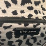 Betsey Johnson Royal Lace Clutch Black Gold Lace Snap Close Chain Handle Dresssy Photo 4