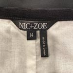 Nic+Zoe NWT  Semi-Sheer Black Skirt with cream lining size 14 Photo 7