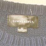 Summersalt  Size XL Atlantic Blue Flirty Ruffle Sleeve Sweater Organic Cotton Photo 3