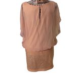XScape  By Joanna Chen Pinkish Peach Mini Sequined Dress Size 10 Photo 5