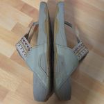 Skechers Natural Cali Tone Ups Sandals Flip Flops Boho Toe Post Thong - Size 9 Photo 2