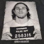 Son Of Anarchy Top Size Large Jax Teller Mugshot Charming Graphic Print T Photo 2