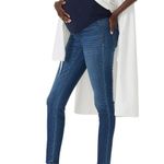 Madewell Jeans Women 32 Maternity Blue Skinny Denim Stretch Danny Over the Belly Photo 0
