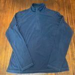 Columbia Women’s Glacial Half Zip Fleece Pullover Top in Navy Blue Size Medium Photo 0