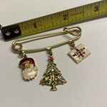 Gold Tone Brooch Safety Pin Photo 3