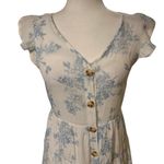 Altar'd State | White Floral Engagement Bachelorette Dress Lined Size Medium Photo 3