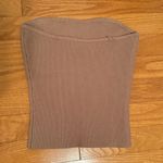 Aritzia Babaton Sculpt Knit Tube Top in Seville Tan Photo 2