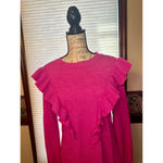 NWT Fate Extra Large Ruffle Sweater Dress Pink Size XL Photo 1