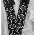 EXPRESS Brand Women’s Belt Beaded Stretch Black With Boho Southwestern Sz M Photo 11