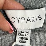 Lucy Paris NWT  M grey knit high slit Charcoal Pencil Skirt pullon gray Photo 1