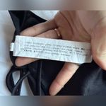 ZARA Black Satin Effect Smocked Bach Crop Top Photo 8