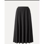 Brand New OGL Light Cotton Ribbed Umbrella Viscose Maxi Skirt Women's Size L Purple Size M Photo 2