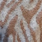 Rebecca Taylor Rebecca Taylos Tiger Stripe Merino Wool Alpaca Cotton Blend Sweater Small Photo 4