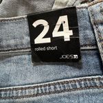joe's jeans Joe’s Reese Rolled Hem Fashion Blue Denim Mid Rise Jean Shorts Size 24 NWT Photo 5
