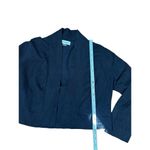 Calvin Klein Womens black cropped long sleeve open cardigan sz L Photo 5