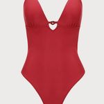 Berlook ECONYL® Red Cutout One Piece Swimwear 11 Size M Photo 5