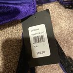 Frederick's of Hollywood  Purple Two Piece Georgine Velvet Lingerie Set SIZE L Photo 3