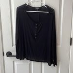 Lulus Greyson dolman long sleeve henley Black Size M Photo 3
