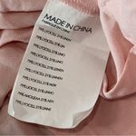 Club Monaco Women’s Size 2 Light Pink Linen Blend Belted Paperbag Cuffed Shorts Photo 3