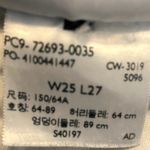 Levi's Premium Ribcage Straight Jeans Ankle High Waist Distressed Blue 25x27 Photo 5