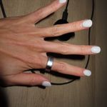 Oura Ring Silver Size 8 Photo 0
