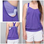 Lululemon  Rest Less Tank Heathered Bruised Berry‎ Photo 1