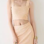 J.Crew  Sequin Skirt and Top Set Sunfaded Pink Style BI282 NEW Photo 0