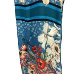 ZINZANE Women's Sleeveless Floral Midi Dress Size L Blue Multicolor Tropical Size L Photo 1
