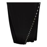 Calvin Klein  Black Silver Embellished Ring Sleeveless Dress Size 4 Whimsigoth Photo 2