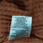 White Crow Boho Waffle Knit Thermal Top Women's Medium Rust Long Sleeve Henley Photo 6