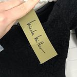 Nicole Miller NWT Collection Off The Shoulder Black Shimmer Dress SAMPLE Photo 7