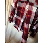 Maurice's  Multi-Colored Plaid Button Down Top Woman’s Size Medium Photo 6