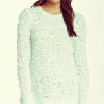 Free People  Shag Crewneck Sky Blue Sweater Photo 0