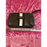 L.A.M.B. Green Clutch Leather Vintage Wristlet Striped Y2K Photo 5