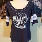 Villanova Wildcats varsity striped sleeves T Photo 0