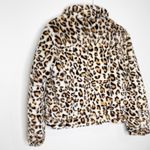 BLANK NYC  faux fur cheetah leopard print jacket size small Photo 5