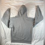Brandy Melville Grey Hoodie Zip up front, Cotton Blend One Size Photo 9