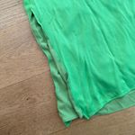 Something Navy  - Silky Essential Slip Dress in Green Photo 4