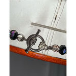 Vintage Intricate Beaded Colorful Faberge Egg Pattern Center Bead Necklace Red Photo 6