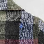 Volcom Jacket Women XS Plaid Wool Blend Full Zip Button Front Pockets Peplum Hem Photo 5