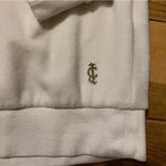 Juicy Couture  white velour/terry cloth pullover large Photo 1