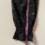 EXPRESS Vintage Y2K Black Polka Dotted Long Sleeve Romper Size S EUC Photo 5