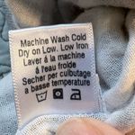 STARK X Double Layer Lightweight Gauze Cotton Button Up Striped Shirt Sz M💛 Gray Size M Photo 9