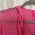 SKIMS  Rhinestone Mesh Zip-Up Taffy RARE Photo 2