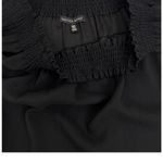 Saks 5th Avenue Saks Fifth Avenue Blouse Black Off Shoulder Pullover Puff Sleeve Top Size XS Photo 2