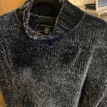 Blue Velvet Cropped Sweater Size M Photo 0